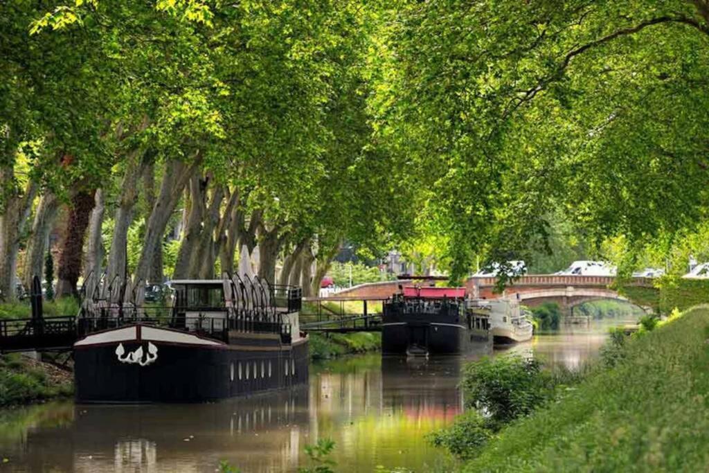La Halte Du Canal Carcassonne Exteriör bild